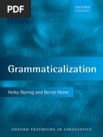 Lehmann 1982 Thoughts On Grammaticalization | PDF