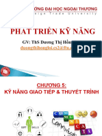 C5 - Kỹ năng giao tiếp và thuyết trình (SV)