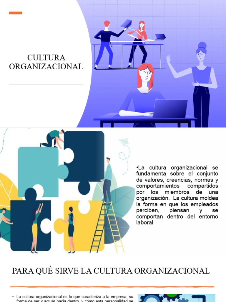 Claves de la Cultura Organizacional | PDF | Cultura organizacional ...