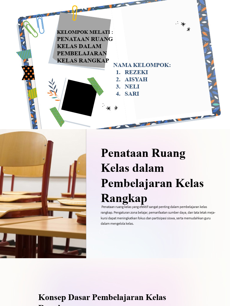 Penataan Ruang Kelas untuk Pembelajaran Efektif | PDF