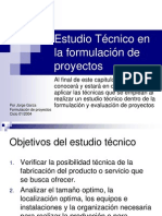 Estudio Tecnico en La ion de Proyectos