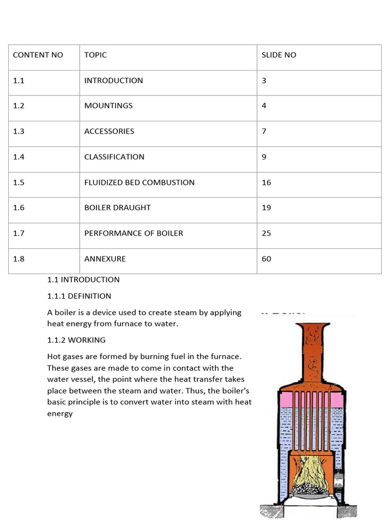 Boiler Components and Performance Guide | PDF | Boiler | Fluidization