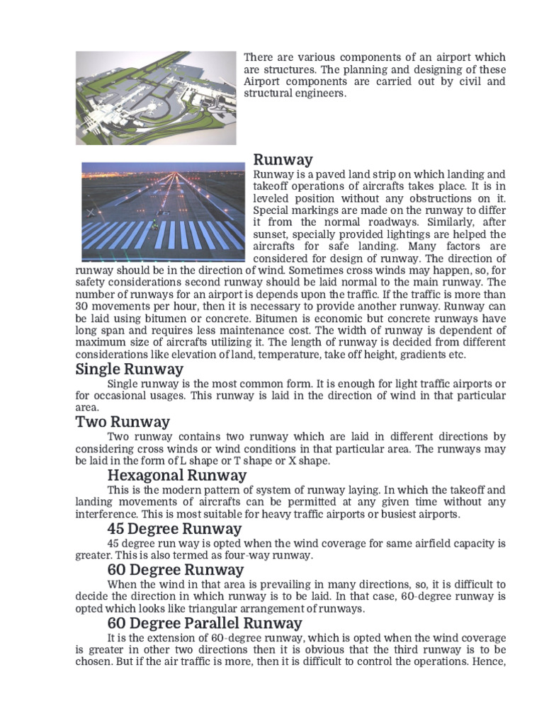 Тема 11.Airport | PDF | Runway | Airport