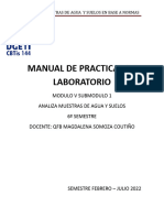 Manual de Practicas de Laboratorio de Analisis de Agua