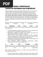 Download Etika Dan Moral Penggunaan Teknologi Informasi Dan Komunikasi by neng_helmi SN73178500 doc pdf