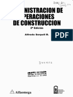 Administración de Operaciones de Construcción