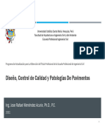 Unidad 1-Diseño, QC and Patologías Pavimentos-Rafael Menendez-2022
