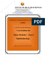 Ophthalmology (CBME)