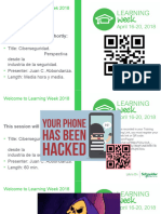 SE Learning Week - Ciberseguridad - Perspectiva Desde La Industria de La Seguridad