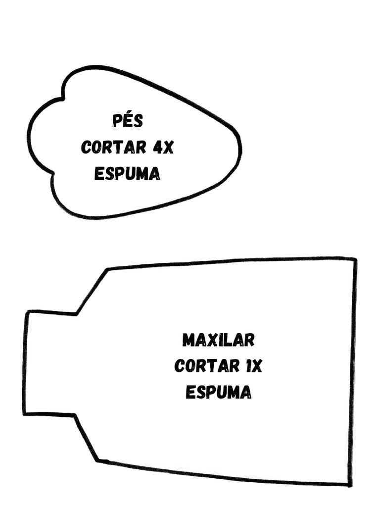 Moldes jacar pdf