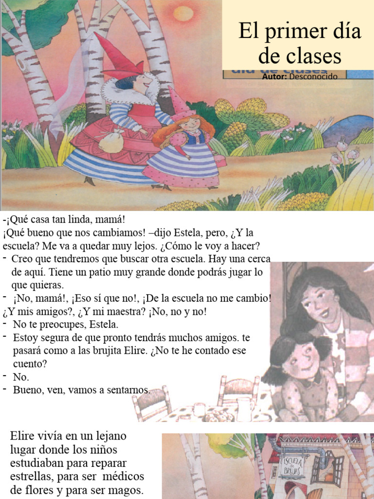 El primer día de clases de Elire | PDF | Poesía