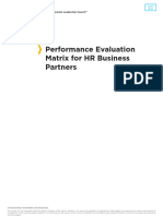 4.1 HRBP Performance Evaluation Matrix