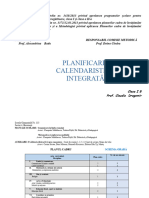 Planificare Calendaristica Clasa I B