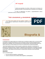 Biografia y Autobiografia