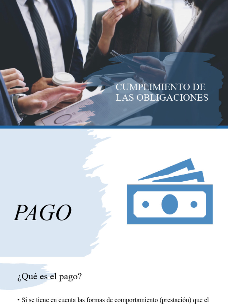 Cumplimiento y Pago de Obligaciones | PDF | Pagos | Dinero