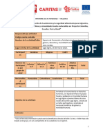 Actividades de Formacion de Lideres Juveniles