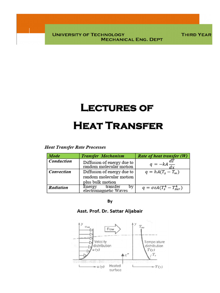 Heat Transfer Mechanisms Explained | PDF | Heat Transfer | Thermal ...