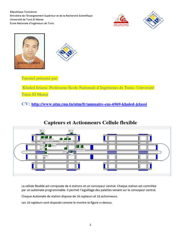 Capteurs Et Actionneurs Cellule Flexible | PDF | Serveur (Informatique ...