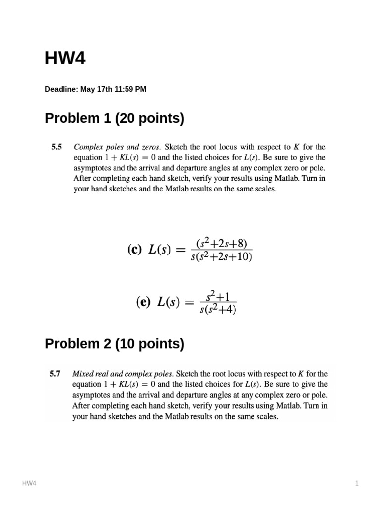 141 HW4 | PDF