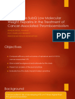 Ca Vte Journal Club