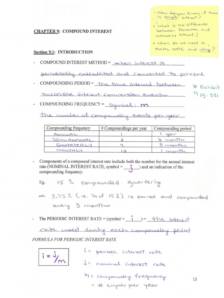 Scan of CH 9 Notes Part 1 Filled in | PDF