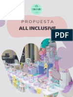 All Inclusive: Propuesta