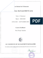 2.2.1 Course Docket Financial Management