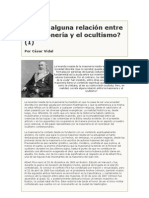 César Vidal - ¿Existe Alguna Relación Entre La Masonería Y El Ocultismo