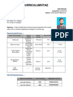 Arijit Ghosal Updated CV