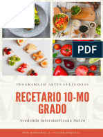 Recetario 10-Mo Grado