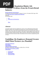 Does Entry Regulation Hinder Job Creation Bis