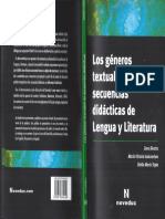 RIESTRA-DORA-LOS GÉNEROS TEXTUALES EN SECUENCIAS DIDÁCTICAS DE LENGUA Y LITERATURA-BS AS-NOVEDUC-2014