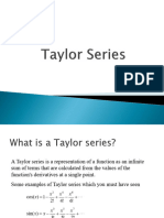 1.3 Taylor Series