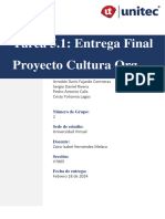 Tarea 5.1 - Proyecto Cultura Organizacional - Entrega Final - Grupo2