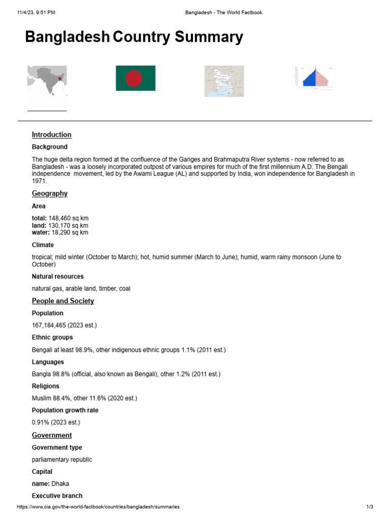 Bangladesh the world factbook pdf bangladesh economies