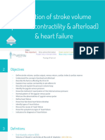 7,8-Regulation of stroke volume (preload, contractility & afterload) & heart failure