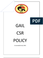 Revised CSR Policy 2010 Gail