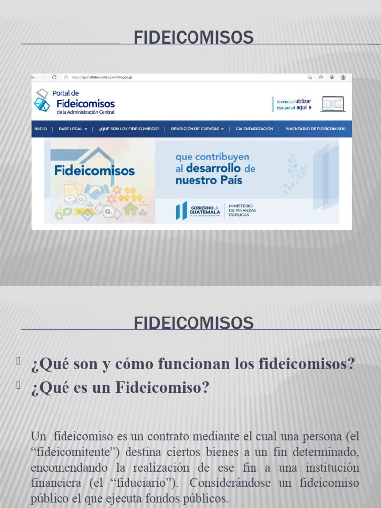 FIDEICOMISOS | PDF | Justicia | Crimen y violencia