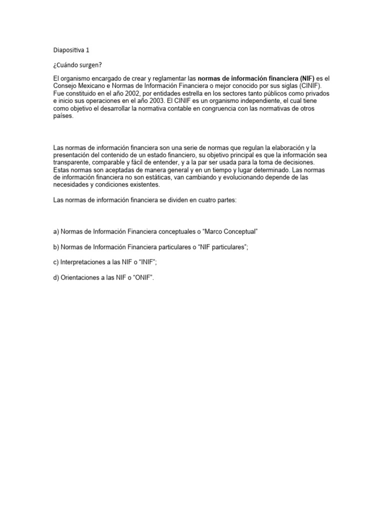 NIIF | PDF | Contabilidad | normas internacionales de INFORMACION ...