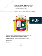 Universidad Nacional Del Altiplano Facultad de Ciencias Contables Y Administrativas Escuela Profesional de Ciencias Contables