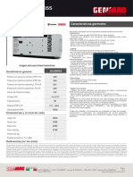 Ficha Técnica Genmac Magnum Gu500ss 501kva 3F 277480V