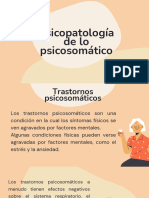 Psicopatología de Lo Psicosomático