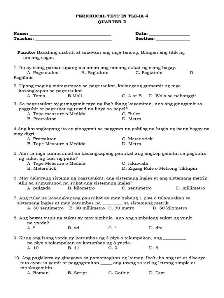 PT Q2 Epp 4 | PDF