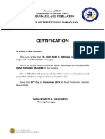 CERTIFICATION Localy
