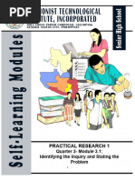 Practical Research I Q3 Module 3.1