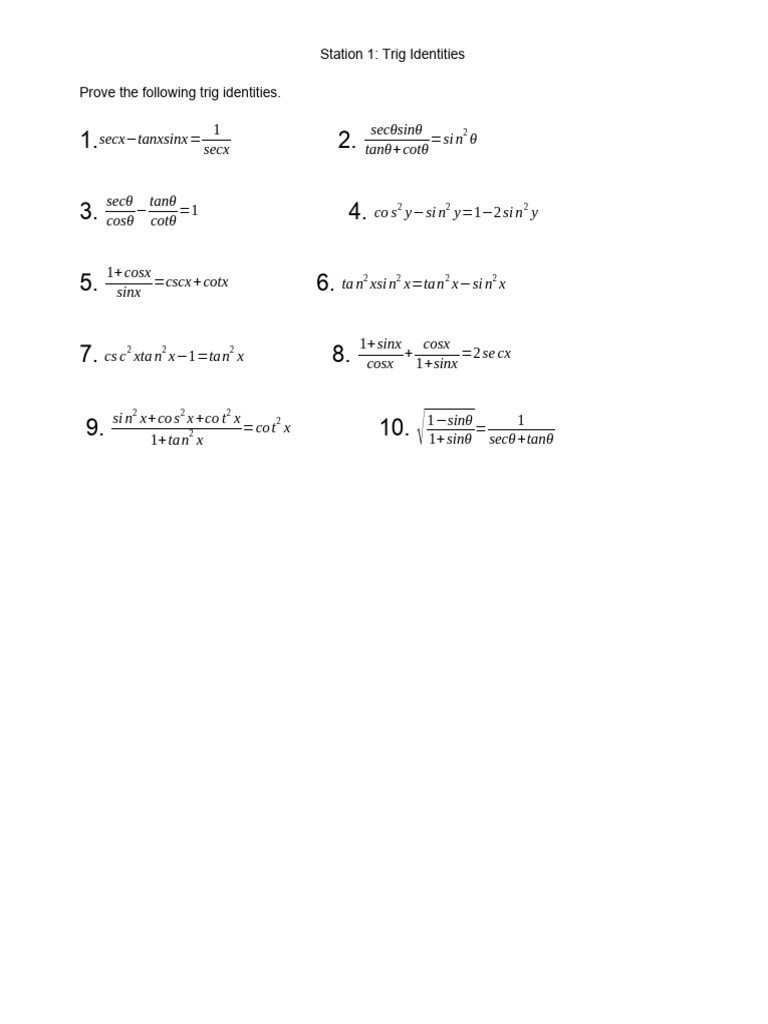 Unit 3 Stations Review Activity | PDF | Mathematical Relations ...