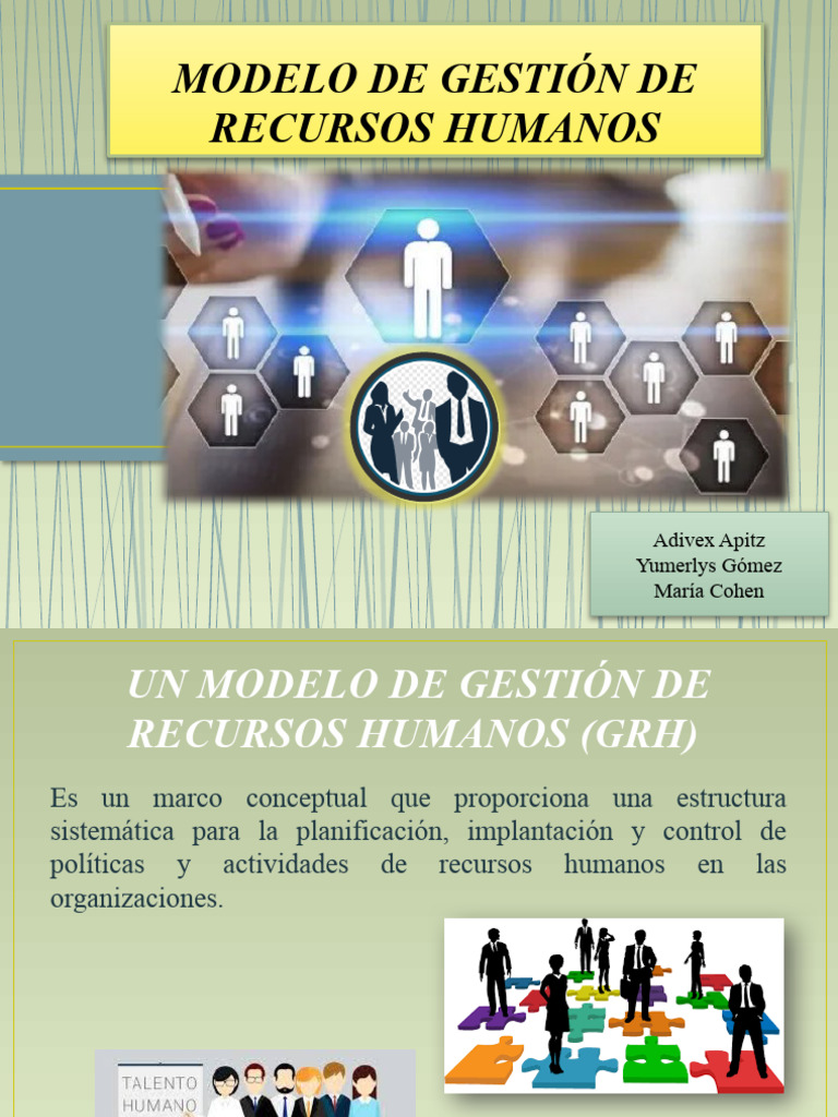 Modelo de Gestión de Recursos Humanos | PDF | Gestión de recursos ...