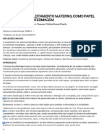 O Incentivo Ao Aleitamento Materno, Como Papel Do Técnico em Enfermagem