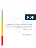 Estrategias de Mitigación y Adaptación Ganado Caprino y Ovino