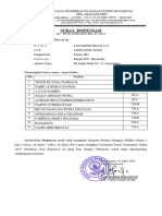 Surat Dispensasi Futsal